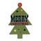 Hello Honey® 17.7" Green Merry Christmas Wood Christmas Tree Wall Décor